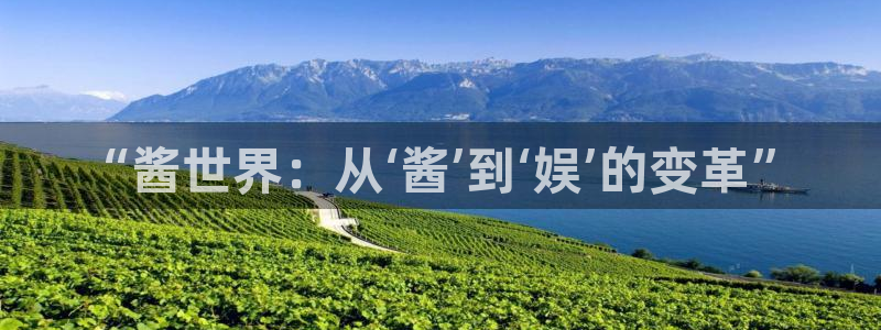 星辉平台平台官网入口：“酱世界：从‘酱’到‘娱’的变革”